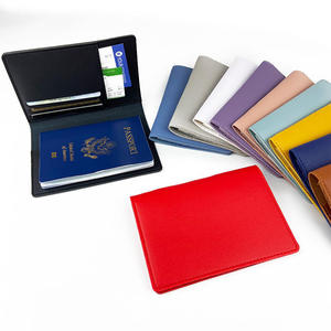 Genuine Luxury Quality PU Leather Customized RFID Protect Passport Cover & <b>Holder</b> Travel Wallet with Sim TF Card Slot - Product Image 2