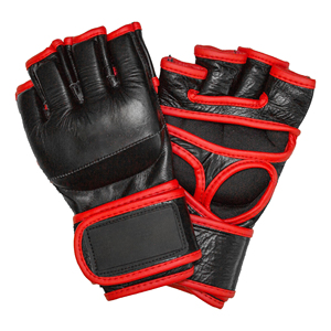 High Quality Wholesale Custom Logo Leather MMA <b>Gloves</b> with <b>Moisture</b> Wicking Lace-Up Closure for Boxing and UFC Training - Product Image 1