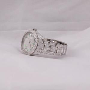 Montre Hip-Hop Iced Out en Moissanite VVS1, Fourniture Directe d'Usine, Prix Abordable, du Fabricant Indien - Product Image 5