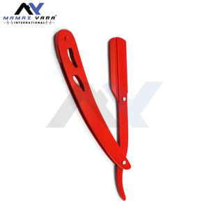 Rasoirs professionnels pour barbiers, modèle Big Scales Orders, en acier rouge, à verrouillage par oscillation, entièrement personnalisable, pour la coupe et le rasage - Product Image 4
