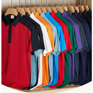 Wholesale 100% Polyester Polo Customization <b>Mens</b> T Shirt Custom Embroidered Golf Polo Shirt Polyester Polo Shirt for <b>Men</b> - Product Image 4