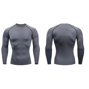 Ensemble de compression unisexe 2 pièces, col ras du cou, longueur intégrale, anti-transpiration, respirant, séchage rapide, pour le yoga 2026 - Product Image 3