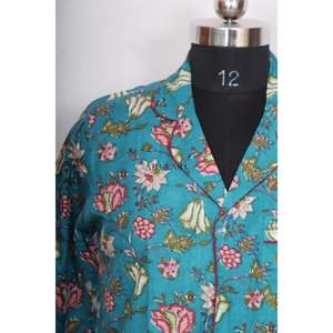 Vestido Maxi de Algodón con Estampado Floral Vintage, Ecológico, Estilo Hip Hop, Nuevo Vestido Largo con Estampado para Fiesta, Cuello en V, Botones, Ajustable - Product Image 2