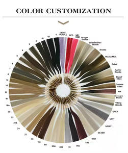 100% brut vietnamien Ombre Blonde couleur os droite 24 pouces perruques de cheveux humains Double dessiné dentelle longue longueur vendeur - Product Image 4