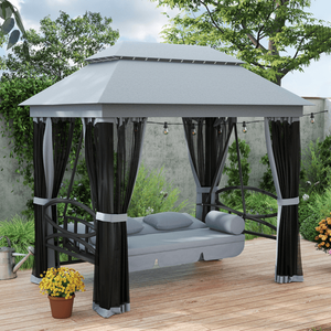 Structure de jardin extérieure pour patio, gazebo ou pergola, offrant ombrage et confort - Product Image 1