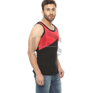OEM Custom Organic Cotton <b>Vest</b> Singlet Bodybuilding Fitness Sports Muscle <b>Stringer</b> Running Gym Ribbed Tank Top for <b>Men</b> Original - Product Image 1