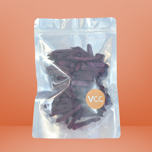 มันเทศม่วงอบกรอบคุณภาพพรีเมียม 100% VF ทอดสุญญากาศ |   ขนมขบเคี้ยวกรอบ ไม่มีน้ำตาลเพิ่ม สุขภาพดี ขายส่ง/OEM - Product Image 2