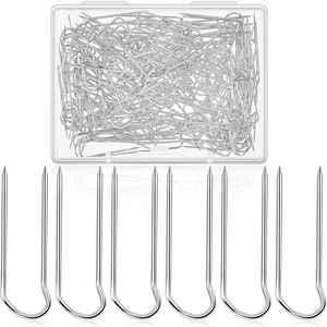 Set di 200 Perni a U in Acciaio Inossidabile per Quilting, Cucito, Lavori di Artigianato, Bloccaggio, Fai-da-Te, Creazione di Gioielli e Artigianato - Product Image 1