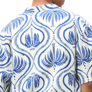 <b>Mens</b> Relaxed Fit Short Sleeve Muslin <b>Shirt</b> Casual Lightweight Breathable Button Up Summer <b>Beach</b> Vacation Everyday Wear - Product Image 5