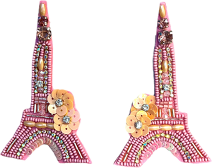 Pendientes de cuentas con forma de huevo de Pascua, color morado y rosa, para mujer, joyería de moda, artesanía, al mejor precio - Product Image 5