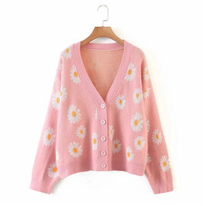 Nouveau style 2026 – Cardigans décontractés unisexe toutes saisons en tricot personnalisé à col ras du cou, manches longues, respirants, anti-plis, doublure en laine - Product Image 4