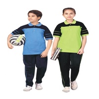 Conjunto Deportivo para Niños de Poliéster/Algodón con Estampado Personalizado de Alta Calidad al por Mayor, Tela Inteligente Transpirable
