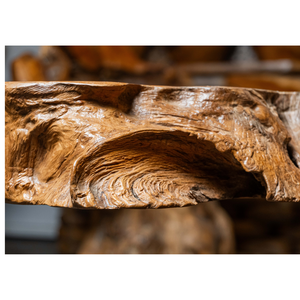 ARTERRA Premium Handcrafted Rustic Natural Teak Root Coffee Table Set Sculpted <b>Armchairs</b> Durable Modern Artisan Home Furniture - Product Image 4