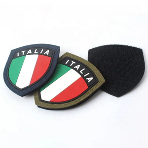 Nuevos Parches Bordados 3D Personalizables de PVC y Goma de 3 Colores, Adhesivos, Cosidos, Termoadhesivos, con Diseño Floral de Tela Táctica Tejida - Product Image 4