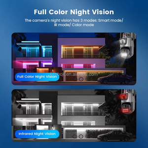 <span class=keywords><strong>กล้อง</strong></span><span class=keywords><strong>วงจรปิด</strong></span>ภายนอกอาคาร 9MP สามเลนส์ WiFi PTZ ซูมออปติคอล 8 เท่า ICSEE ระบบรักษาความปลอดภัยอัจฉริยะ ติดตามอัตโนมัติ เสียงสองทาง มองเห็นในเวลากลางคืน มาตรฐาน IP66 - Product Image 4