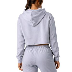 Sudaderas Cortas Personalizadas para Mujer, Ropa Urbana y Casual Personalizada, Fabricante de Marca Privada al por Mayor, Estilo Estadounidense - Product Image 3