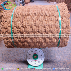 Alfombra de Fibra de Coco Natural de Vietnam, Color Marrón, con Excelente Absorción de Humedad y Fácil Limpieza - Product Image 6