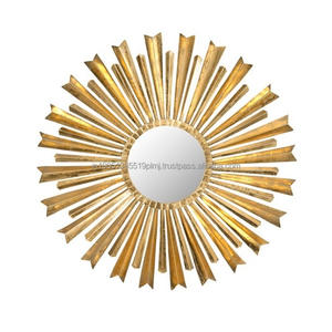 <b>Wall</b> <b>Mirrors</b> Home Decor Modern Iron Vintage Decoration Metal <b>Wall</b> <b>Mirror</b> Round Framed Decorative <b>Wall</b> <b>Hanging</b> <b>Mirror</b> From India - Product Image 3