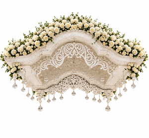 Nouveau Mandap de Mariage Moderne et Rêveur en Forme de Cheval Volant, pour Événements Intérieurs, Pégase Royal de Luxe en Fibre de Verre, Taille Personnalisée, Royaume-Uni - Product Image 4