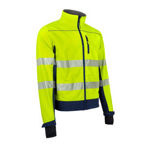 Safety <b>Jacket</b> With Detachable Hood High Visibility Design For Outdoor <b>Work</b> Protection Safety <b>Jacket</b> - Product Image 3