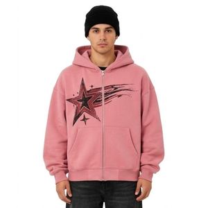 Fabricante de Fábrica, Sudaderas con Capucha Personalizadas con Logotipo, Diseño Informal, Unisex, para Hombre y Mujer, con Cierre, 400 GSM, Talla Grande - Product Image 4