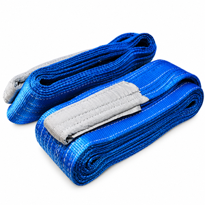 Sangle plate de manutention pour entrepôt, 8 tonnes, résistante à l'abrasion, en polyester haute ténacité, fournisseur - Product Image 5