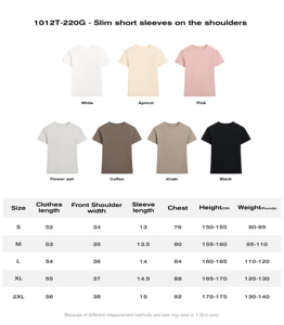 เสื้อยืดคอกลมแขนสั้นผู้หญิง สีพื้น ผ้าฝ้าย 100% ระบายอากาศได้ดี สวมใส่สบายทรงหลวม เหมาะกับทุกฤดูกาล ผ้าถัก - Product Image 5