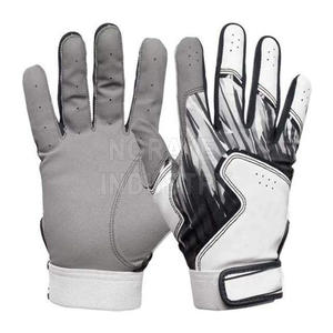 Unisex Professional Goatskin Digital Leather <b>Baseball</b> Batting Gloves Long Cuff Softoutfield Batting Gloves - Product Image 4
