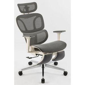 Sedia da Ufficio Ergonomica con Schienale Alto, Supporto Lombare Dinamico, Poggiatesta 2D, Braccioli 4D e Poggiapiedi - Product Image 3