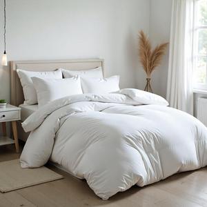 Hotel-Quality Microfiber Quilt Insert All-Season <b>Soft</b> Feel Hypoallergenic Cotton Goose for Single Queen King Bed OEM Ready Home - Product Image 2
