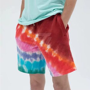 Shorts Tie Dye Resistentes al Viento Hechos en Fábrica para Venta en Línea, Shorts Tie Dye de Algodón de la Mejor Calidad - Product Image 3