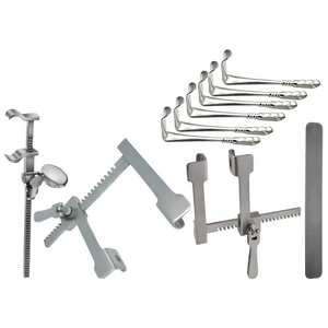 ชุดเครื่องมือผ่าตัดแบบแลปารอโทมีสำหรับศัลยกรรมกระดูกและข้อ จำนวน 17 ชิ้น ทำจากเหล็กกล้าไร้สนิม คุณภาพมาตรฐานสหรัฐอเมริกาและยุโรป - Product Image 5