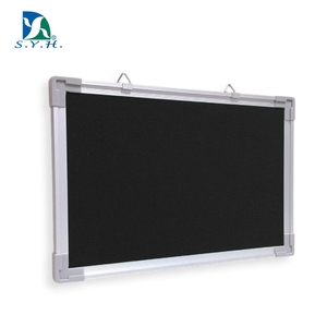 กระดานประกาศผ้าสักหลาดสีดำ SYH พร้อมกรอบและคุณสมบัติแสดงข้อความที่ทนทาน - Product Image 5