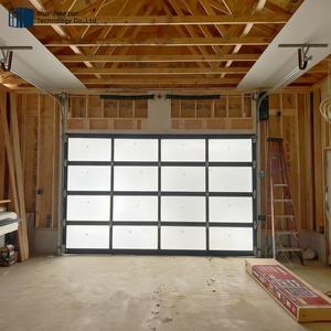 Portes de <span class=keywords><strong>garage</strong></span> en verre horizontales extérieures 72x80 de qualité commerciale, directement de l'usine, pour les maisons - Product Image 1