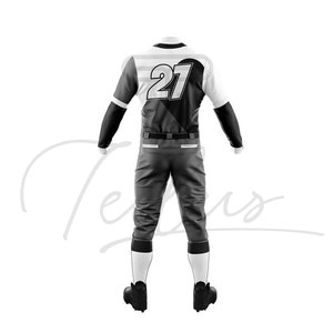Conjuntos de Dos Piezas de Pantalones Cortos de Béisbol Sublimados de Alta Calidad al por Mayor, Último Diseño, Uniforme Transpirable 100% Poliéster - Product Image 3