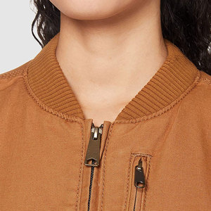 Women's Winter Bomber Jacket Plain Dyed Breathable Eco-Friendly Knitted Design Windproof Lightweight Polyester/Nylon All Sizes - Product Image 5
