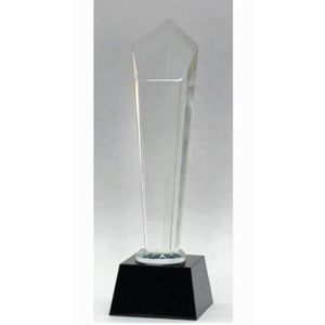 Latest Design Crystal <b>Trophy</b> with Clear Glass Finish for Award Ceremonies and Functions - Product Image 2