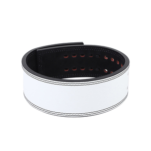 Cinturones de Levantamiento de Pesas de Cuero Vacuno Resistentes y Transpirables de 13 mm con Hebilla y Anillo para Competición y Entrenamiento, Fabricante OEM - Product Image 1