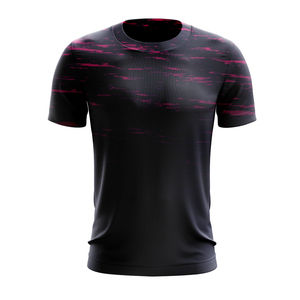 Camiseta Deportiva de Poliéster y Spandex Ligera y Transpirable de Manga Corta Unisex con Estampado por Sublimación para Pickleball - Product Image 1