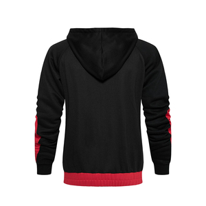 Ensemble de survêtement pour homme en nylon et polyester, réversible, avec veste zippée contrastée et pantalon de jogging, ensemble polyvalent bicolore, taille M - Product Image 4