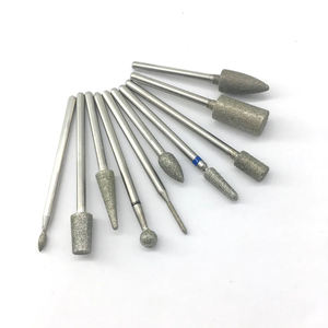 Juego de 10 Brocas de Acero Inoxidable para Manicura, Fresadora Eléctrica Multifuncional, Juego de Fresas para Uso Comercial - Product Image 1