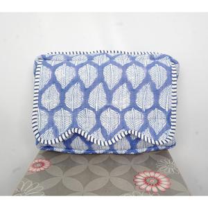Cotton Quilted Block Printed Bridal Gift Handmade Eco-Friendly Wash <b>Bag</b> <b>for</b> Cosmetic <b>Bag</b> <b>Travel</b> Accessory Holiday <b>Makeup</b> - Product Image 1