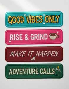 Écussons brodés personnalisés avec n'importe quel texte ou logo, emblèmes durables à coudre, appliques brodées souvenir - Product Image 3