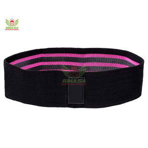 ชุดยางยืดออกกำลังกายสำหรับบริหารสะโพกผู้หญิง แบบวงกลม กว้าง กันลื่น สำหรับออกกำลังกายกล้ามเนื้อก้น ทำจากโพลีเอสเตอร์คุณภาพสูง - Product Image 1