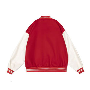 Nouvelle veste varsity en laine imperméable et coupe-vent de haute qualité, personnalisable, pour hommes, avec logo sur le devant, style streetwear - Product Image 2