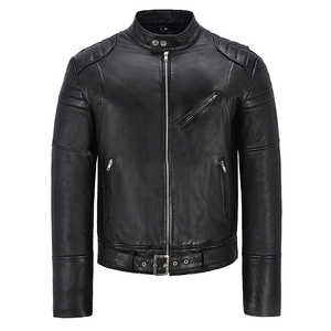 Fashionable Men's Leather <b>Jacket</b> Customized Leather <b>Jacket</b> Breathable Winter Unisex Custom <b>Jackets</b> Customized - Product Image 4