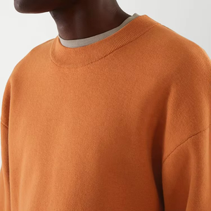Knitted Sweaters For <b>Men</b> Wool Cashmere Winter Fashion Basics Blank Custom Crewneck Sweaters <b>Men's</b> Sweater <b>Pullovers</b> - Product Image 6