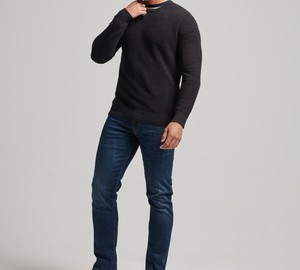 Jeans en denim pour hommes, coupe décontractée, pour tenues décontractées et style streetwear - Product Image 2
