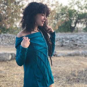 Off Shoulder Long Sleeve <b>Top</b> in Bohemian Festival Style Flowy Comfortable Lightweight for Casual and <b>Festive</b> Wear - Product Image 3