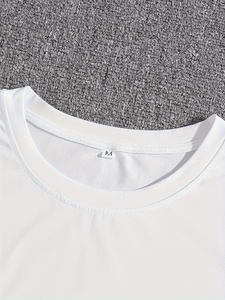 T-shirt délavé à l'acide pour homme 100% coton col rond tenue décontractée ensemble t-shirt et short pour homme OEM tenue d'été - Product Image 6